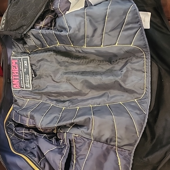 ANTHEM Mesh Padded Black Riding Jacket ICON MOTOSPORTS XS - Picture 9 of 12